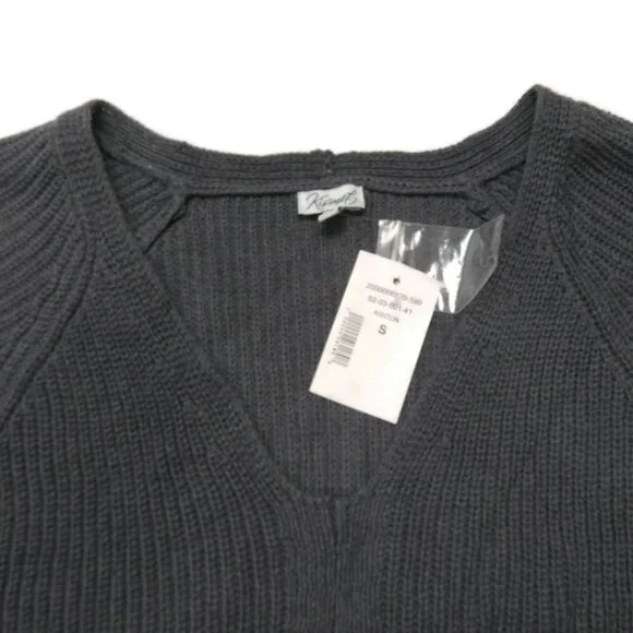 Kismet Sweater Womens Small NWT Ashton Gray V-Neck‎ Pullover - Picture 2 of 6